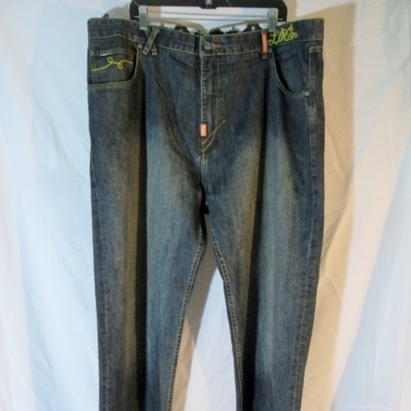 LRG Brand CHIEF ROCKER Embroidered Jeans - Picture 2 of 4